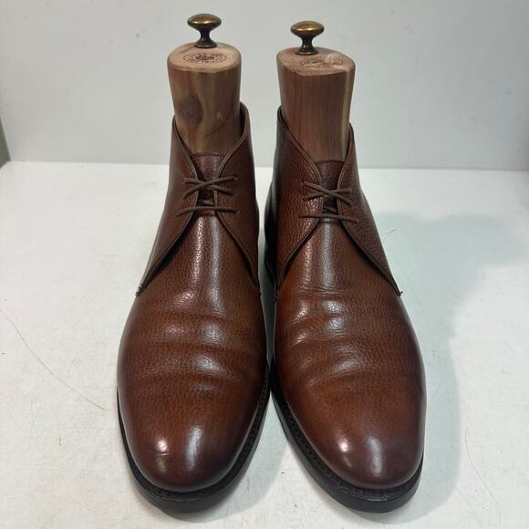 FULLY RESOLED Crockett & Jones x Brooks Brothers Chukka Boot Bench Made US 9 D main image 5